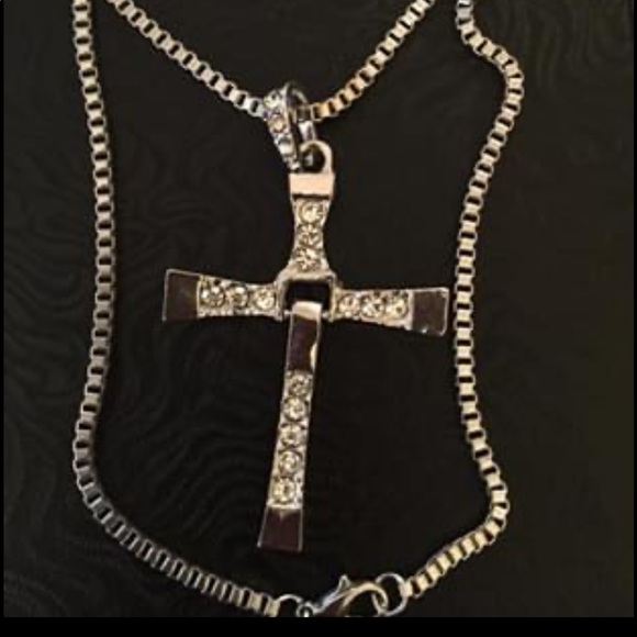 Fast And Furious  Classic Cross Pendant Necklace - Picture 2 of 5